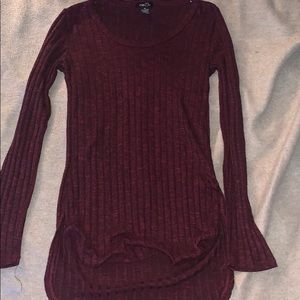 Burgundy sweater